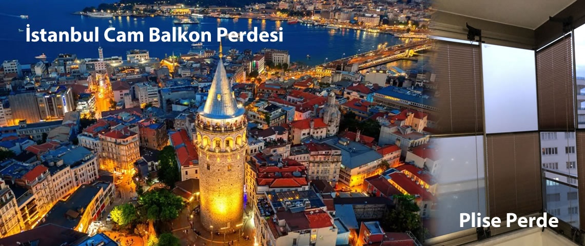 Cam balkon için plise perde modelleri İstanbul