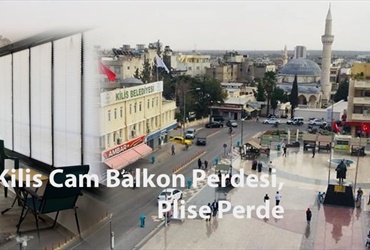 Plise perde cam balkon perdesi Kilis